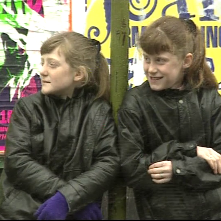 Waiting for a green bus